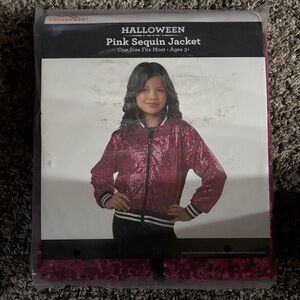 Mainstays Kids Pink Sequin Halloween Jacket